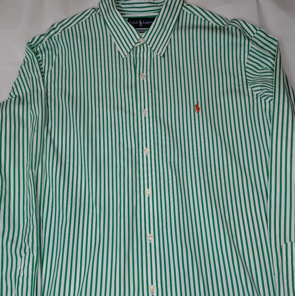 Ralph Lauren Custom Fit Oxford Button Down Shirt - Picture 6 of 9